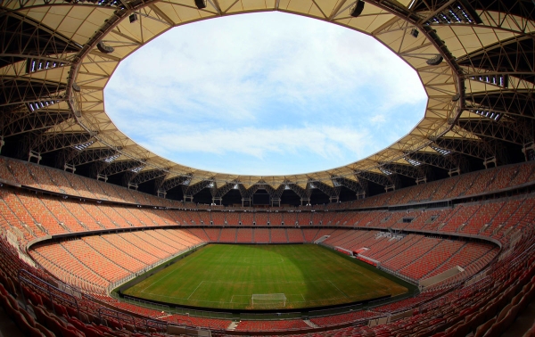 Al-Jawharah Stadium in King Abdullah Sports City in Jeddah City. (SPA)