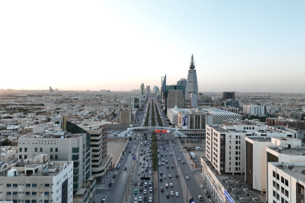 An aerial view of Riyadh, the capital of the Kingdom. (Saudipedia)