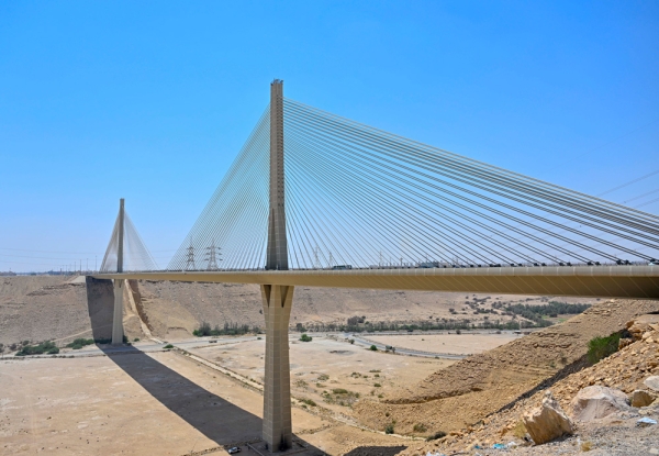 Suspension Bridge in Riyadh City. (Saudipedia)