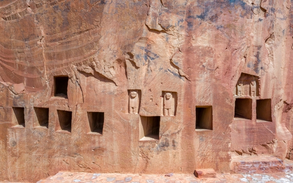 Rock inscriptions in Dadan, AlUla Governorate. (Ministry of Culture)