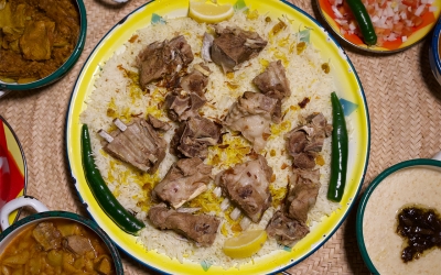 Kabsa dish. (Saudipedia)