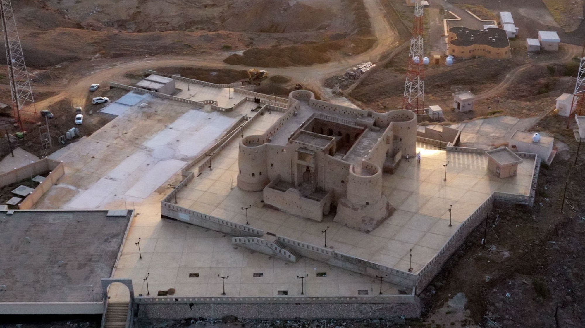 Aerial view of al-Dosariyah Castle in Jazan. (SPA)