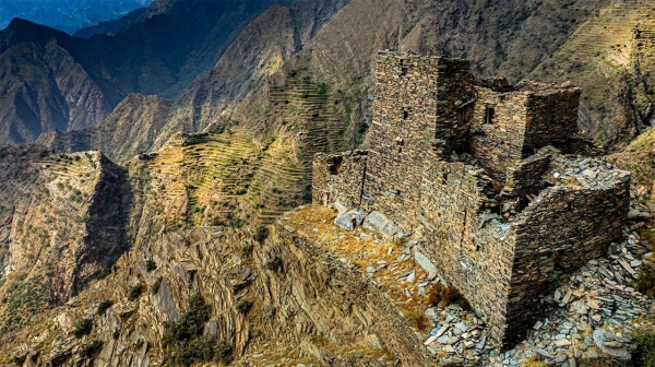 Al-Khutm Castle in Jazan. (SPA)