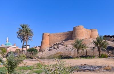 Tarout archaeological castle in al-Qatif Governorate. (Saudipedia)