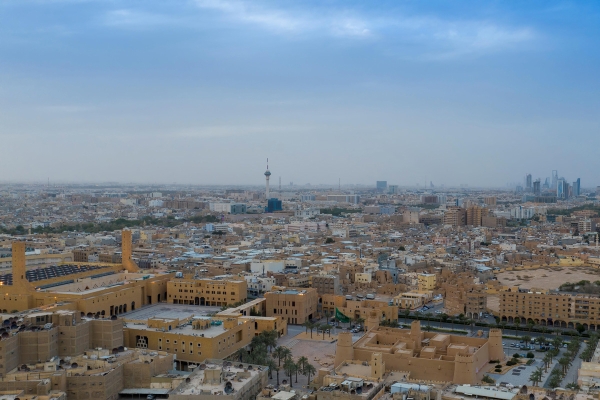 Aerial view of Riyadh City. (SPA)