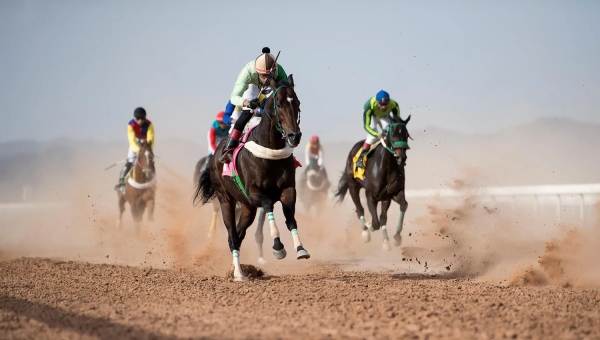 One of the horse races in Saudi Arabia. (SPA)