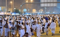 Pilgrims in Muzdalifah Holy Site. (SPA)