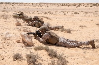 Training exercises of the Saudi army troops. (SPA)