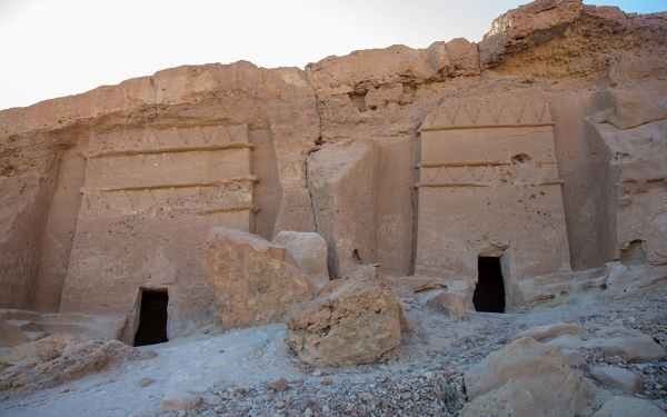 Remains of the Midian Civilization in al-Bad&#039; Governorate, northwestern part of the Kingdom. (Saudipedia)