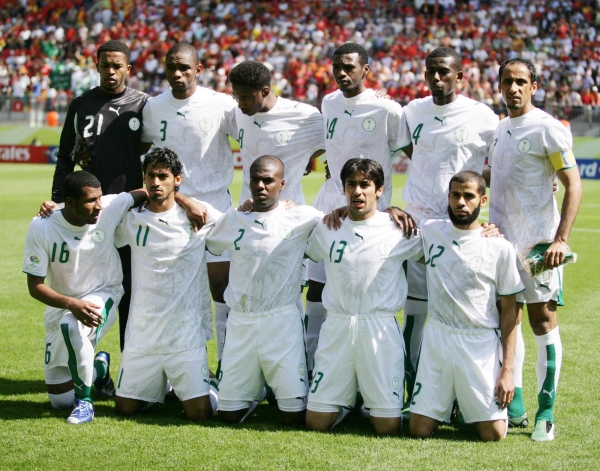 The Saudi national team in the World Cup hosted by Germany in 2006. (SPA)