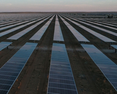 Rabigh solar PV power project. (Media Center of the Ministry of Energy)