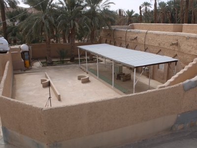 Al-Hazimi mosque, east of the town of Layla in Riyadh Province, is one of the mosques covered by the Project for the Development of Historical Mosques (SPA).