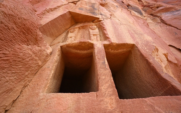 Lion Tombs in al-Ula. (Saudipedia)