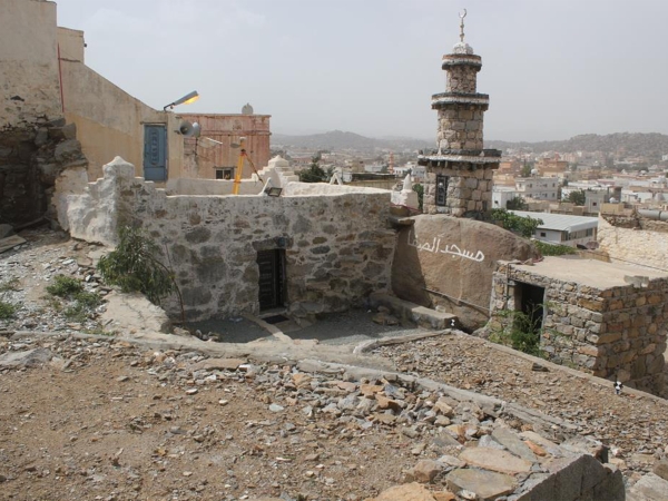 Al-Safa mosque, in Baljurashi governorate, al-Bahah province, is one of the mosques covered by the Project for the Development of Historical Mosques. (SPA)