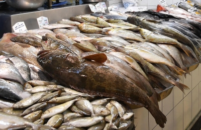 Fish in one of the markets in the Kingdom. (SPA)