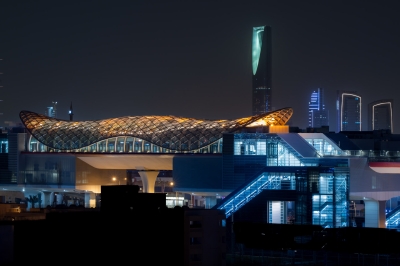 One of the Riyadh Metro stations. (Royal Commission for Riyadh City)