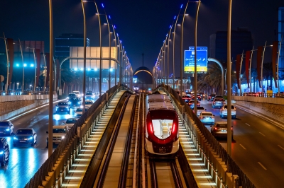 One of the Riyadh Metro cars. (Royal Commission for Riyadh City)