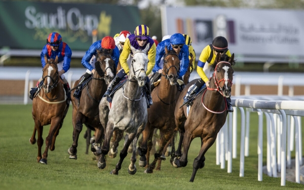 Competitions of the Saudi Cup for horse racing in 2022. (Media Center of the Saudi Cup for horse racing)