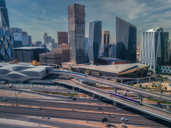 King Abdullah Financial District Station. (Royal Commission for Riyadh City)
