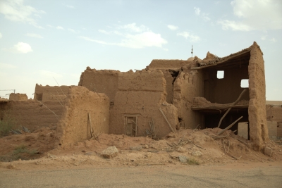 The old Riyadh al-Khubara Town in Qassim showcasing traditional architecture. (Saudipedia)