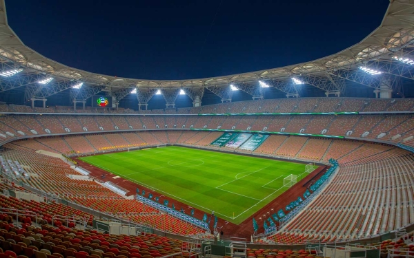 King Abdullah Sports City Stadium in Jeddah. (SPA)