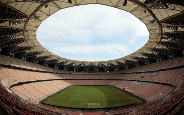 King Abdullah Sports City Stadium, with a capacity of up to sixty thousand seats.