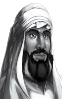 An illustration of Imam Mohammed Bin Saud. (King Abdulaziz Foundation for Research and Archives (Darah))