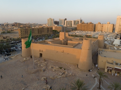 Historical al-Masmak Palace in Riyadh. (Saudipedia)