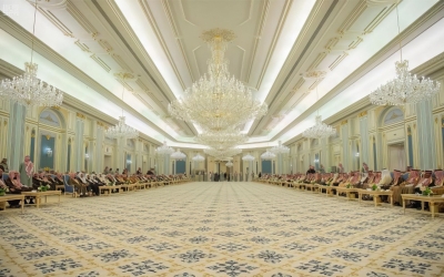 Interior of al-Yamamah Palace. (SPA)