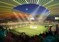 Design of Qiddiya Coast Stadium. (Media Center of the Saudi Arabian Football Federation)