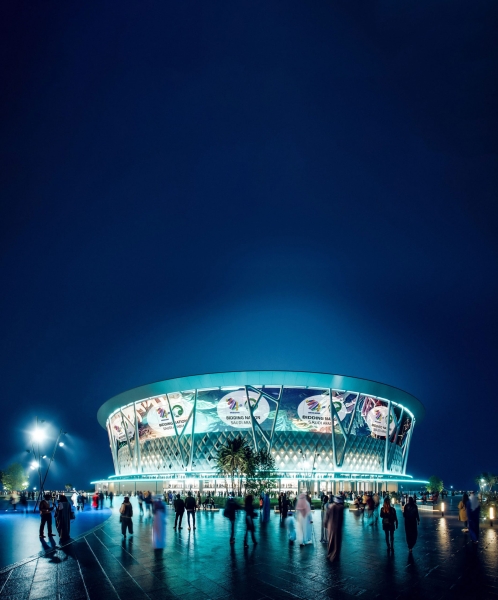 Design of King Abdullah Economic City Stadium. (Media Center of the Saudi Arabian Football Federation)