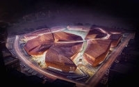 Design of the New Murabba Stadium. (The media center of the Kingdom&#039;s bid to host the FIFA World Cup 2034)