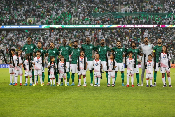 Saudi National Team at the FIFA World Cup 2022. (Saudipedia)