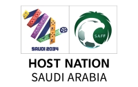 The logo of the 2034 FIFA World Cup finals (Media Center of the Saudi Arabian Football Federation).