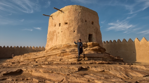 Interior view of Marid archaeological castle. (Unveil Saudi)