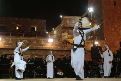 Traditional Janbiya dance. (SPA)