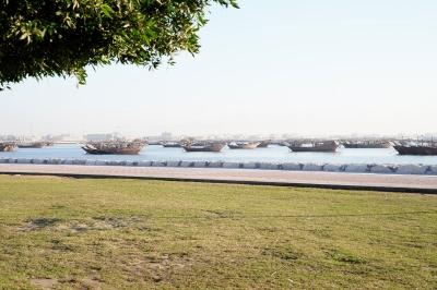 Wooden ships in al-Qatif, Eastern Province. (Saudipedia)