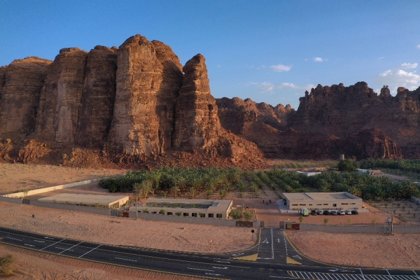 Aerial view of al-Ula Animal Welfare Center. (Royal Commission for al-Ula)