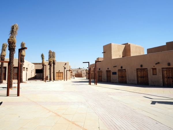 Al-Thumairi heritage street in Riyadh City. (Saudipedia)