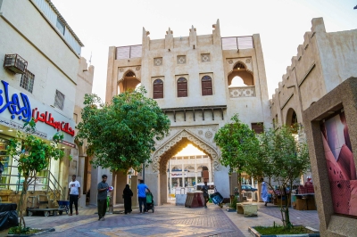 One of the gates of the historical Qaisariyah Market in al-Hufuf city, al-Ahsa Governorate. (Saudipedia)