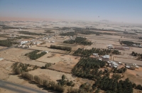 An aerial view of Jubbah archaeological city in Hail. (SPA)