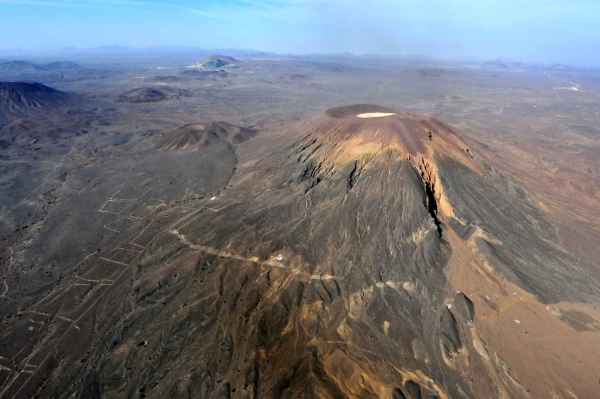 Harrat Rahat, located between al-Madinah al-Munawwarah and Makkah al-Mukarramah provinces. (Saudi Geological Survey)