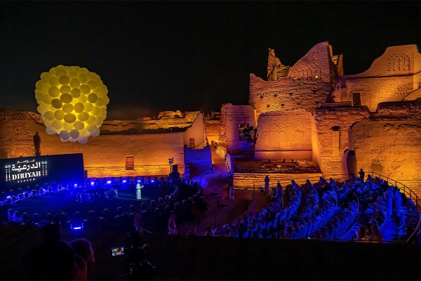 A concert during the events of Diriyah Season. (SPA)