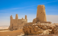 Marid Castle in Dawmat al-Jandal Governorate in al-Jawf Province. (SPA)