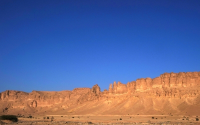 Tuwaiq Mountains, west of Riyadh Province. (Saudipedia)