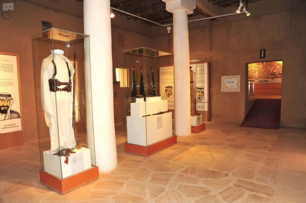 Some of the artifacts of the historical al-Masmak Museum. (SPA)