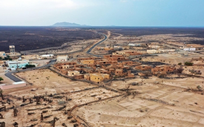 An aerial photo of Sufaynah Village. (SPA)