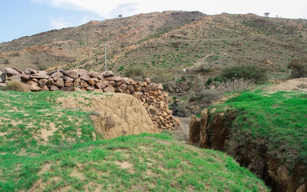 Al-Samallagi Ancient Dam in Taif. (SPA)