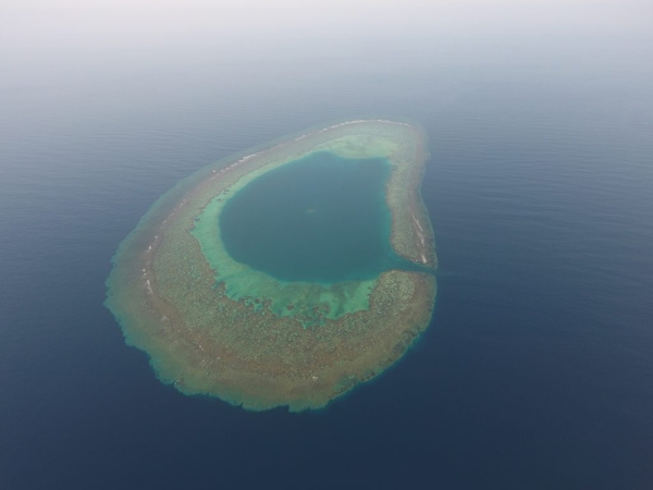 One of the blue holes in the Kingdom. (Red Sea Decade Expedition)