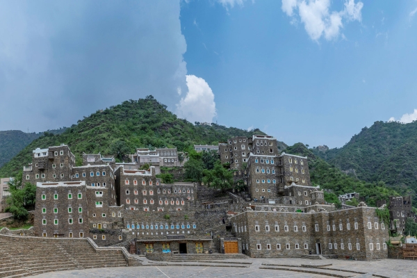 Rijal Village in Rijal Alma Governorate, Aseer Province. (SPA)